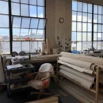 Wide shot toward north-facing windows